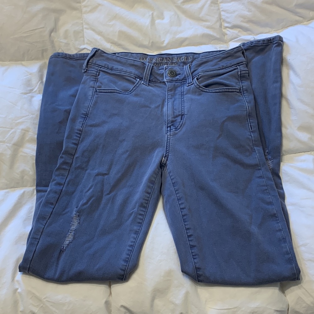American Eagle Super Stretchy Hi-Rise Jeggings - Size: 4